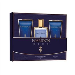 Aire De Sevilla Poseidon King Men Eau De Toilette Spray 150ml Set 3 Pieces - unisex - Teknashop Ltd