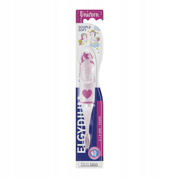 Elgydium, Unicorn, Toothbrush, Purple - Teknashop Ltd