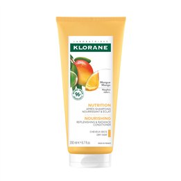 Klorane, Mango Butter Nutrition, Mango, Hair Conditioner, For Nourishing, 200 ml - Teknashop Ltd