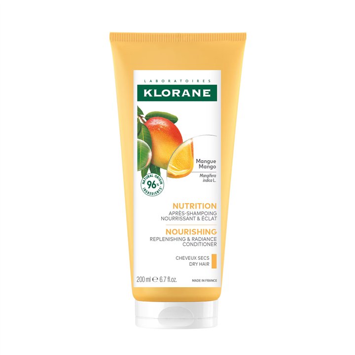 Klorane, Mango Butter Nutrition, Mango, Hair Conditioner, For Nourishing, 200 ml - Teknashop Ltd