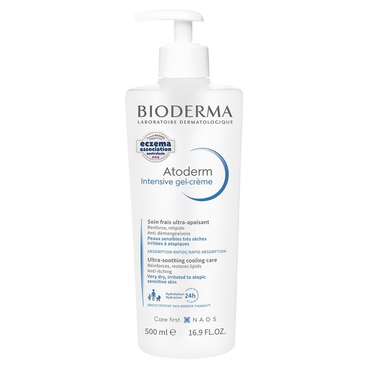 Bioderma, Atoderm Intensive, Ultra-Soothing, Gel Cream, For Face & Body, 500 ml - Teknashop Ltd