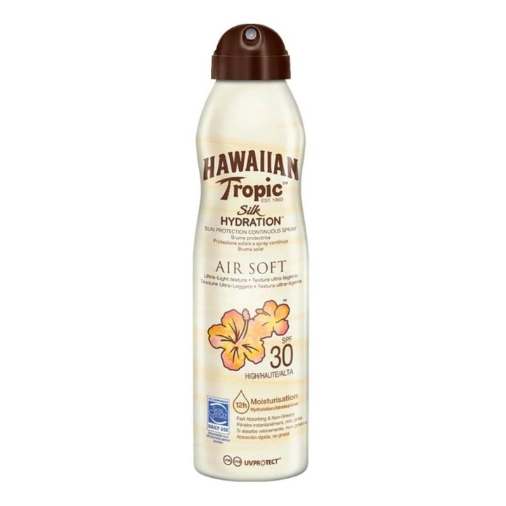 Hawaiian Tropic Silk Hydration Air Soft Sunscreen Mist Spf30 177ml - unisex - Teknashop Ltd