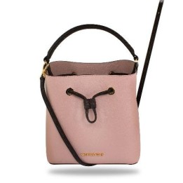 MICHAEL KORS SURI MEDIUM POWDER BLUSH LEATHER HANDLE BUCKET MESS - 35S1GU2M8T-03 - Teknashop Ltd