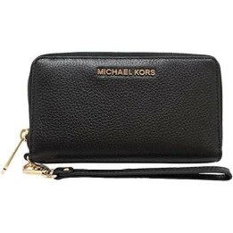 MICHAEL KORS JET SET LARGE LEATHER MULTIFUNCTION PHONE WRISTLET - 35S9GTVE7L - Teknashop Ltd
