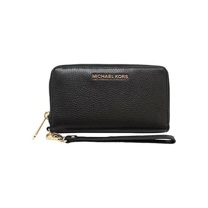 MICHAEL KORS JET SET LARGE LEATHER MULTIFUNCTION PHONE WRISTLET - 35S9GTVE7L - Teknashop Ltd