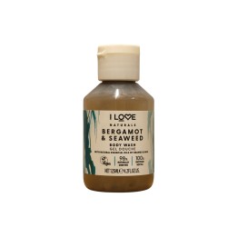 I Love, Naturals Collection, Bergamot & Seaweed, Hydrating, Shower Gel, For All Skin Types, 125 ml - Teknashop Ltd