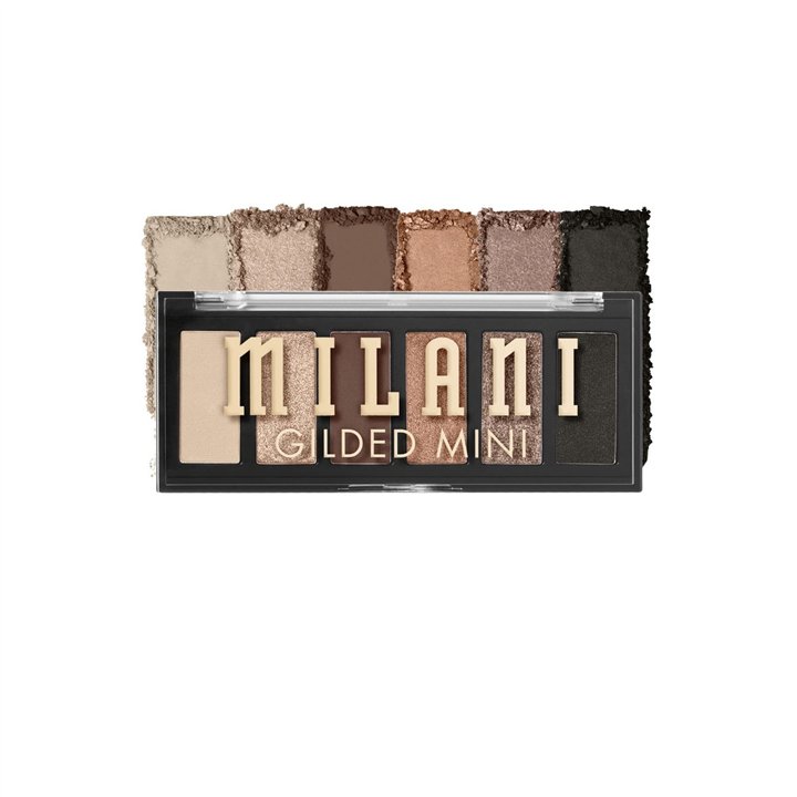 Milani, Gilded Mini, Eyeshadow Palette, 150, Call Me Old Fashioned, 6 Shades, 4.8 g - Teknashop Ltd