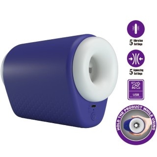 PRETTY LOVE - DJ LADY MALE MASTURBATOR WITH VIBRATION 5 SETTINGS PURPLE - D-242711 - Teknashop Ltd
