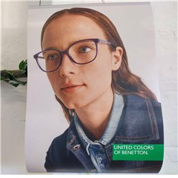 BENETTON MOD. OPTICAL DOUBLE SIDED BANNER SS21 - WW.Optical Double Sided Banner SS21 - Teknashop Ltd