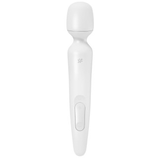 SATISFYER - WAND ERLAND VIBRATING MASSAGER WHITE - D-244013 - Teknashop Ltd