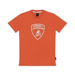 LAMBORGHINI SIZE L MENSBIG SHIELD TEE ORANGE