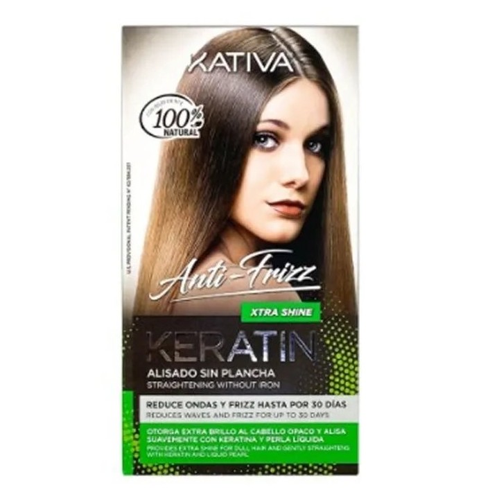 Kativa Keratin Anti-Frizz Straightening Extra Shine - unisex - Teknashop Ltd