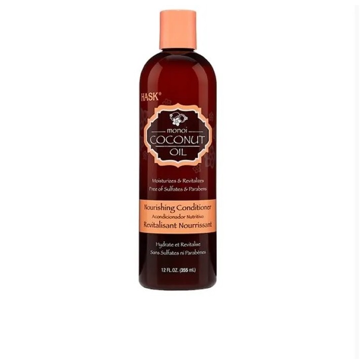 Hask Monoi Coconut Oil Nourishing Conditioner 355ml - unisex - Teknashop Ltd