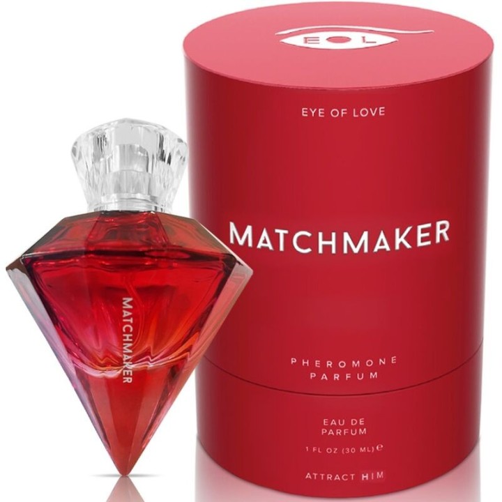 EYE OF LOVE - MATCHMAKER RED DIAMOND PHEROMONE PERFUME ATTRACT HIM 30 ML - D-234989 - Teknashop Ltd
