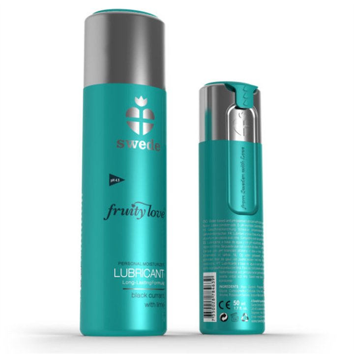 SWEDE - FRUITY LOVE LUBRICANT BLACK CURRANT LIME 100 ML - D-210378 - Teknashop Ltd