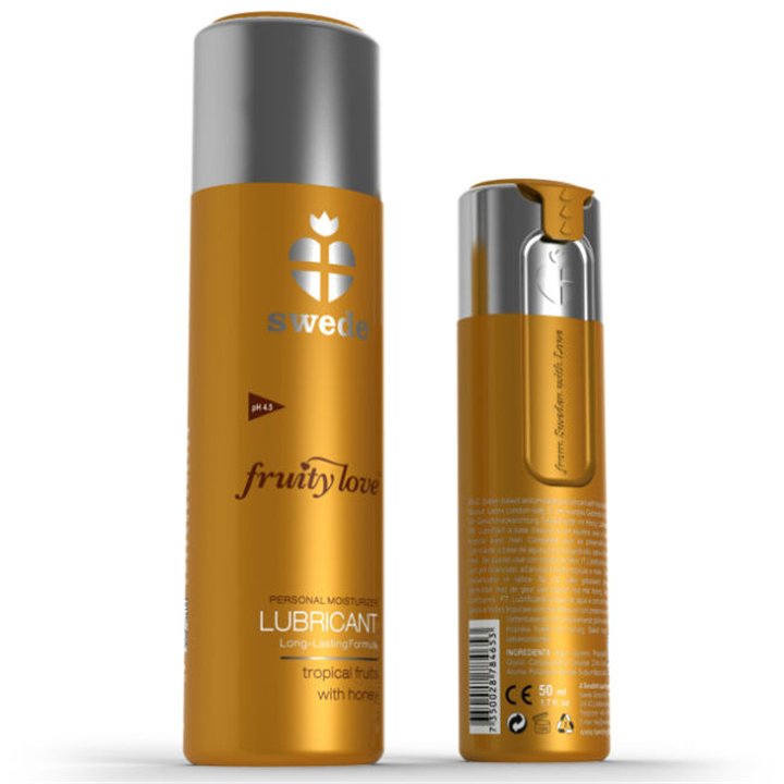 SWEDE - FRUITY LOVE LUBRICANT TROPICAL FRUIT HONEY 100 ML - D-210388 - Teknashop Ltd