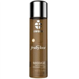 SWEDE - FRUITY LOVE WARMING EFFECT MASSAGE OIL INTENSE DARK CHOCOLATE 60 ML - D-227022 - Teknashop Ltd