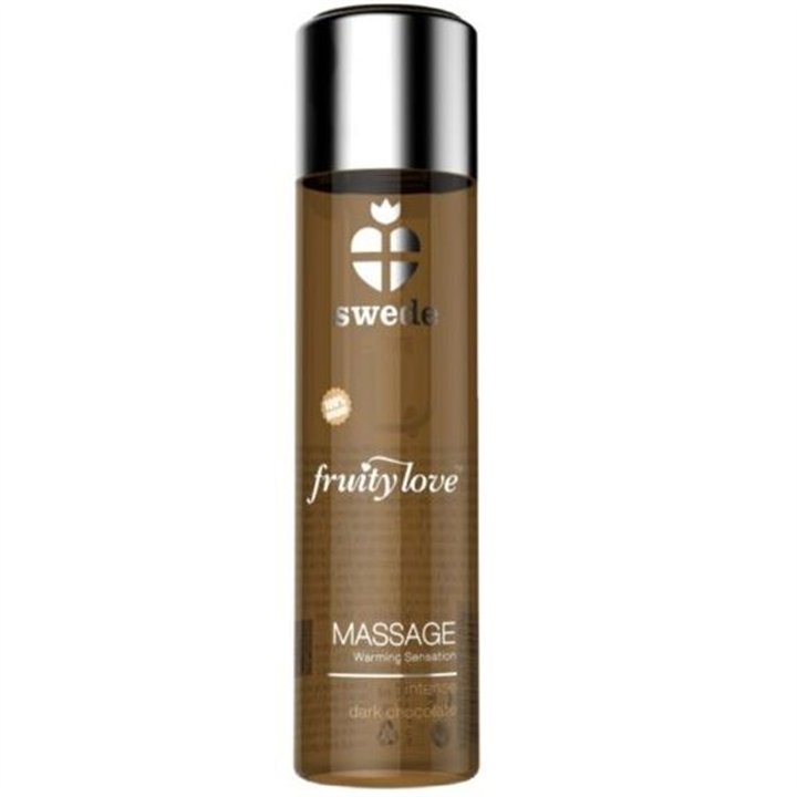 SWEDE - FRUITY LOVE WARMING EFFECT MASSAGE OIL INTENSE DARK CHOCOLATE 60 ML - D-227022 - Teknashop Ltd