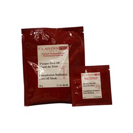 Set Clarins: Pro Complexion Radiance, Bright, Peel-Off Mask, Evening, Face, 20 pcs, 5.2 g + Pro Complexion Radiance, Bright, Pee