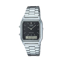 CASIO VINTAGE Mod. EDGY COLLECTION SUNRAY DIAL - BLACK - WW.AQ-230A-1DMQYES - Teknashop Ltd