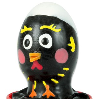 CONDOMERIE - HANDPAINTED NOVELTY CONDOMS CHICKEN BLACK - D-243109 - Teknashop Ltd