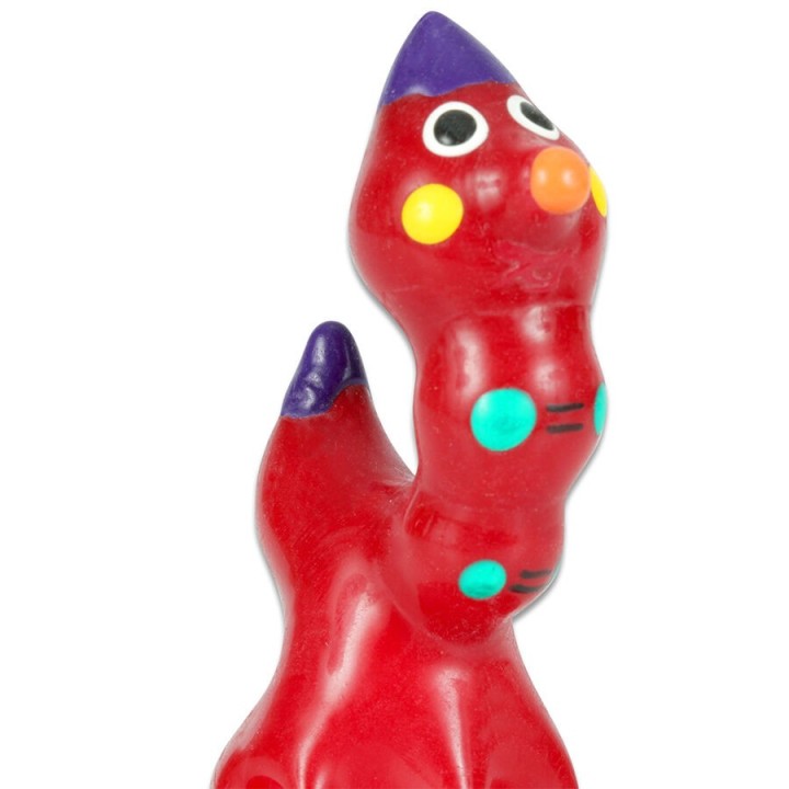 CONDOMERIE - HANDPAINTED NOVELTY CONDOMS WORM - D-243118 - Teknashop Ltd