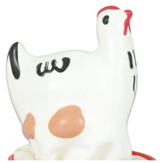 CONDOMERIE - HANDPAINTED NOVELTY CONDOMS CHICKEN WHITE - D-243133 - Teknashop Ltd