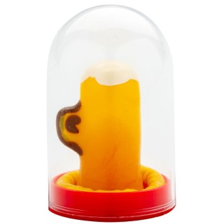 CONDOMERIE - HANDPAINTED NOVELTY CONDOMS GLASS OF BEER - D-243148 - Teknashop Ltd