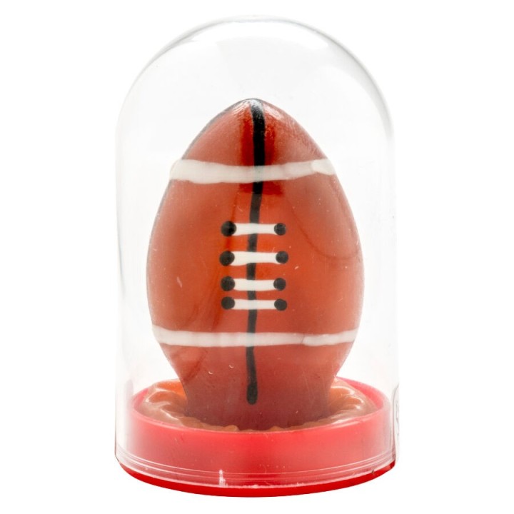 CONDOMERIE - HANDPAINTED NOVELTY CONDOMS RUGBY BALL - D-243182 - Teknashop Ltd