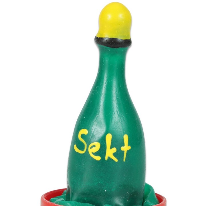 CONDOMERIE - HANDPAINTED NOVELTY CONDOMS CHAMPAGNE - D-243193 - Teknashop Ltd