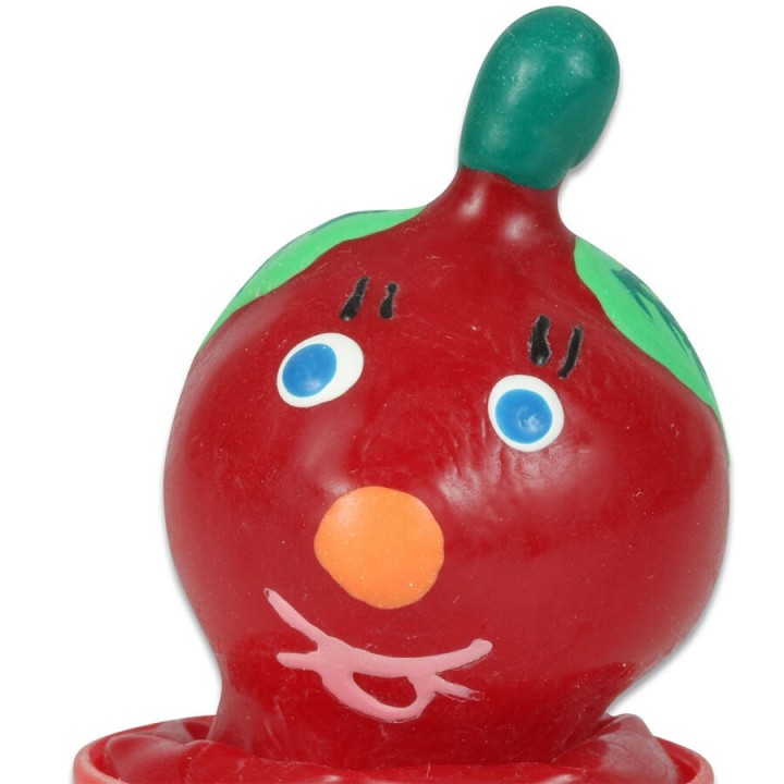 CONDOMERIE - HANDPAINTED NOVELTY CONDOMS TOMATO - D-243197 - Teknashop Ltd