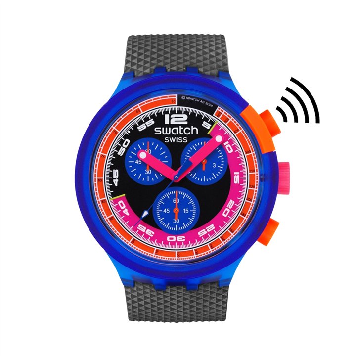 SWATCH Mod. NEON PARTY TO THE MAX PAY! - WW.SB06N101-5300 - Teknashop Ltd