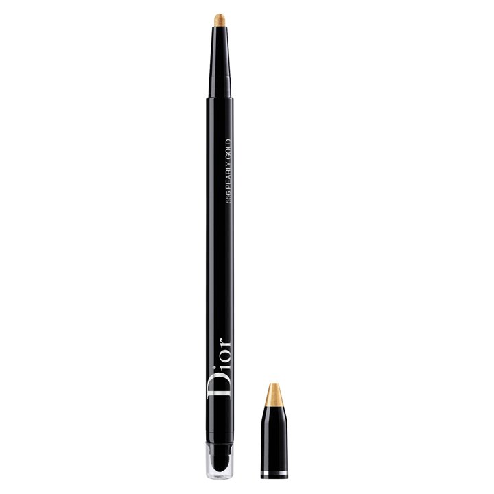 Christian Dior, Diorshow, Waterproof, Double-Ended, Intense Color, Liquid Eyeliner, 556, Gold, 0.2 g - Teknashop Ltd