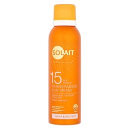 Superdrug, Solait, Water-Resistant, Sunscreen Spray, SPF15, 200 ml *Tester - Teknashop Ltd