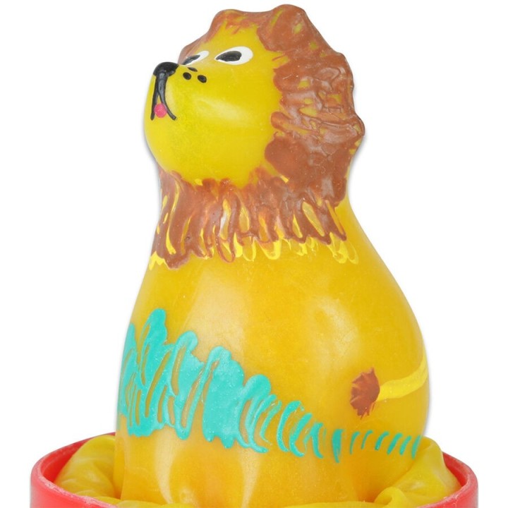 CONDOMERIE - HANDPAINTED NOVELTY CONDOMS SITTING LION - D-243217 - Teknashop Ltd