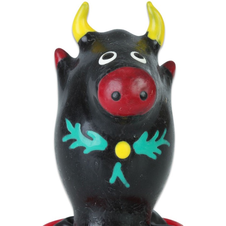 CONDOMERIE - HANDPAINTED NOVELTY CONDOMS BULL BLACK MODEL 1 - D-243219 - Teknashop Ltd