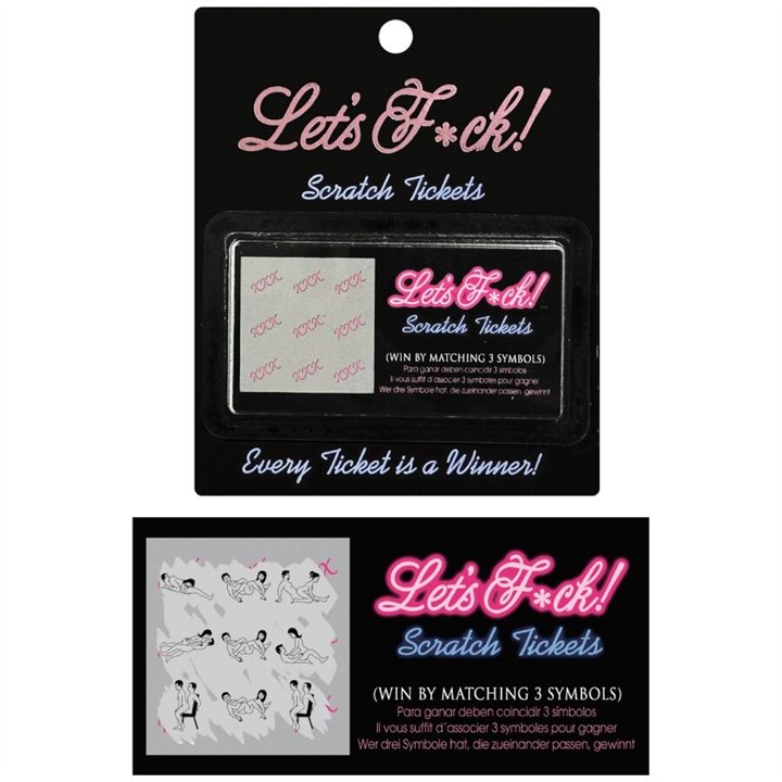 KHEPER GAMES - LET’S F*CK! SCRATCH TICKETS - D-245688 - Teknashop Ltd