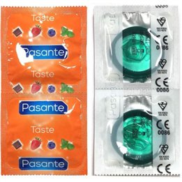 PASANTE - CONDOMS FLAVOR MINT BAG 144 UNITS - D-236441 - Teknashop Ltd