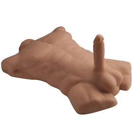 SILEXD - APOLLO L REALISTIC MALE TORSO CARAMEL - D-242810 - Teknashop Ltd