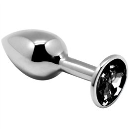 ALIVE - ANAL PLEASURE MINI PLUG METAL BLACK SIZE S - D-237175 - Teknashop Ltd
