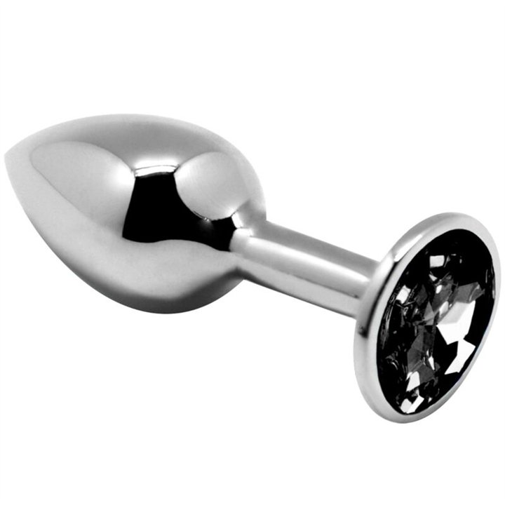 ALIVE - ANAL PLEASURE MINI PLUG METAL BLACK SIZE S - D-237175 - Teknashop Ltd