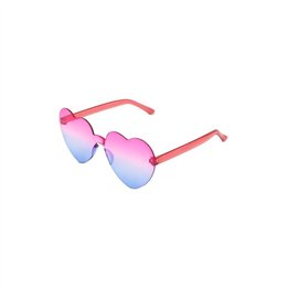 Party Heart-Shaped Glasses Pink - 8412345051838 - Teknashop Ltd