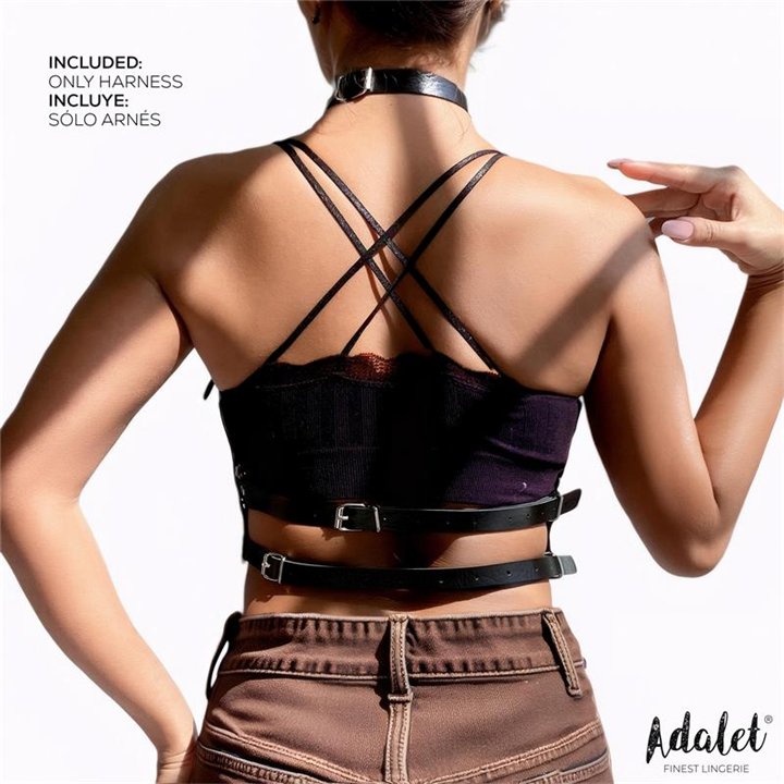 Elva Vegan Leather Chest Harness One size - A034 - Teknashop Ltd