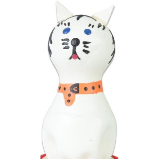 CONDOMERIE - HANDPAINTED NOVELTY CONDOMS CAT WHITE - D-243223 - Teknashop Ltd