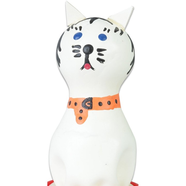 CONDOMERIE - HANDPAINTED NOVELTY CONDOMS CAT WHITE - D-243223 - Teknashop Ltd