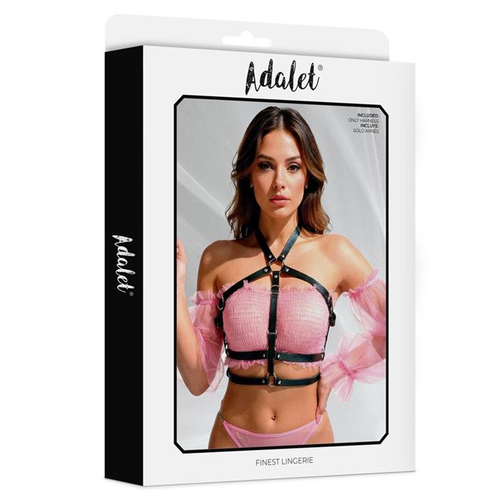 Elva Vegan Leather Chest Harness One size - A034 - Teknashop Ltd
