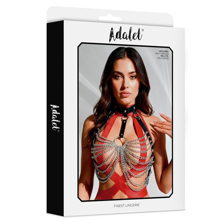 Samara Chest Harness with Chain One size - A-032 - Teknashop Ltd