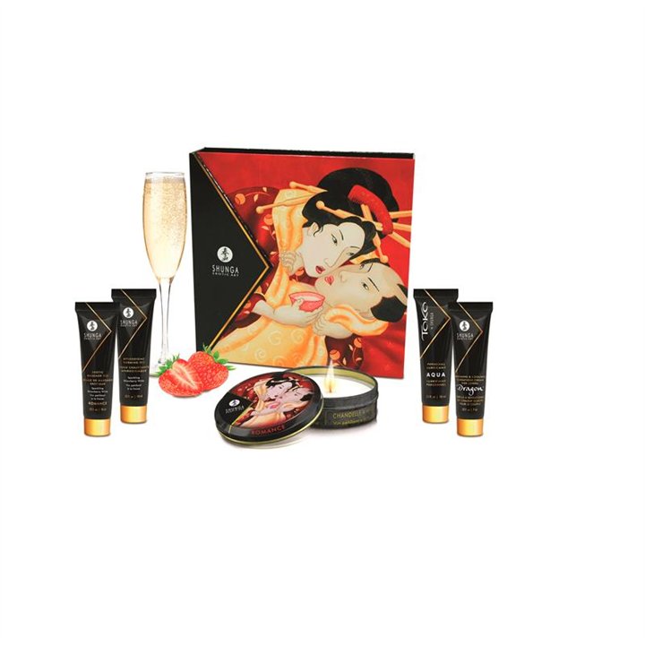 Shunga Geisha Secrets Kit Sparkling Wine - S9082082 - Teknashop Ltd