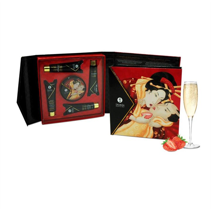 Shunga Geisha Secrets Kit Sparkling Wine - S9082082 - Teknashop Ltd