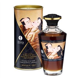 Shunga Warming Massage Oil Creamy Latte Aroma - S9022149 - Teknashop Ltd